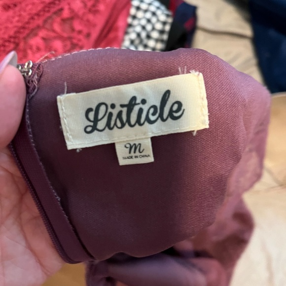 Purple romper, size medium, like new, worn one time in photo - Picture 3 of 3